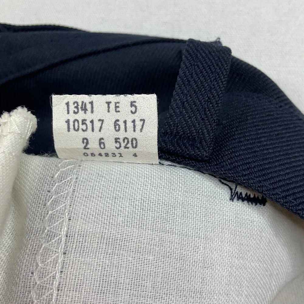 Vintage Levi's 517 Bootcut Pants Mens 32x33 Slacks Blue Dacron Flat Front
